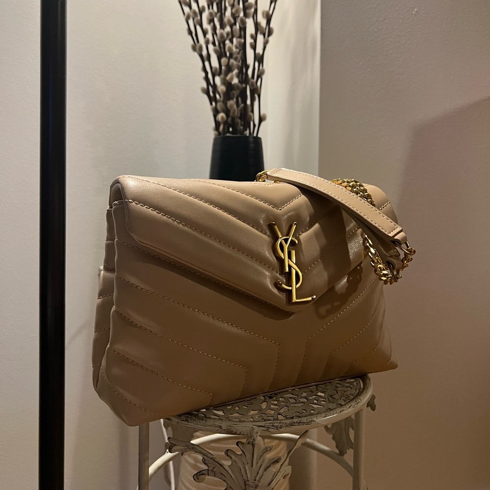 Quilted Beige Bag